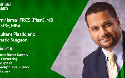 Meet Dr Amir Ismail FRCS (Plast), MB ChB, MSc, MBA.